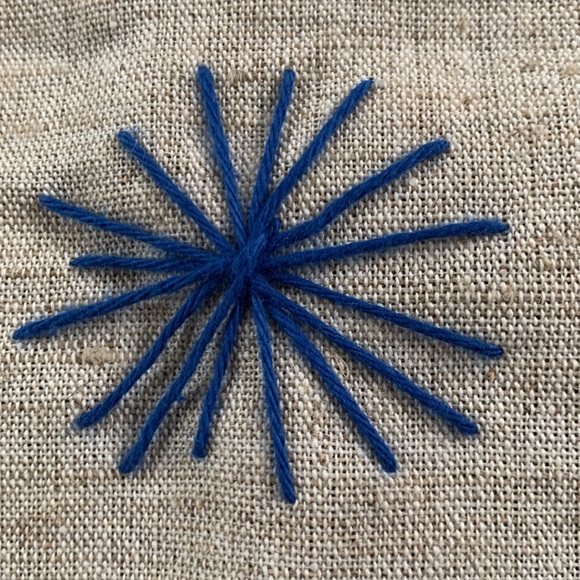 Beautiful hand appliqué and embroidery tablecloth / tapestry - Picture 9 of 12